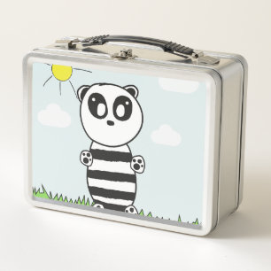 Panda Kinder Metall Brotdose