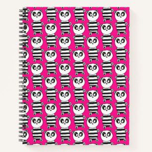 Panda Kinder  Notizblock