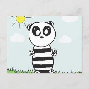 Panda Kinder Postkarte