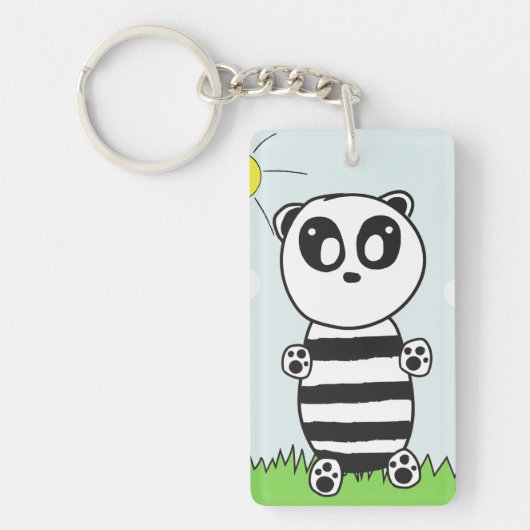 Panda Kinder Schlüsselanhänger (Vorderseite)