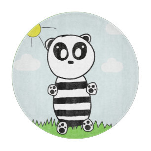 Panda Kinder Schneidebrett