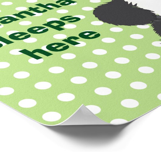 Panda Kinderzimmer Poster (Ecke)