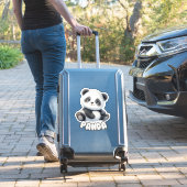 PANDA - KINDERZIMMER STICKER (Koffer Insitu)
