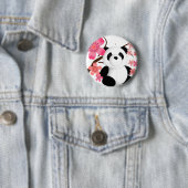 Panda-Kirschblüten Button (Beispiel)