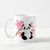Panda-Kirschblüten Kaffeetasse (Links)