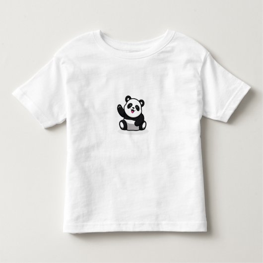 Panda Kleinkind T-shirt (Vorderseite)