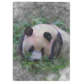 Panda Klemmbrett (Rückseite)