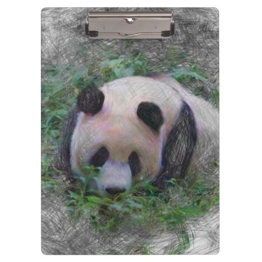 Panda Klemmbrett (Vorderseite)
