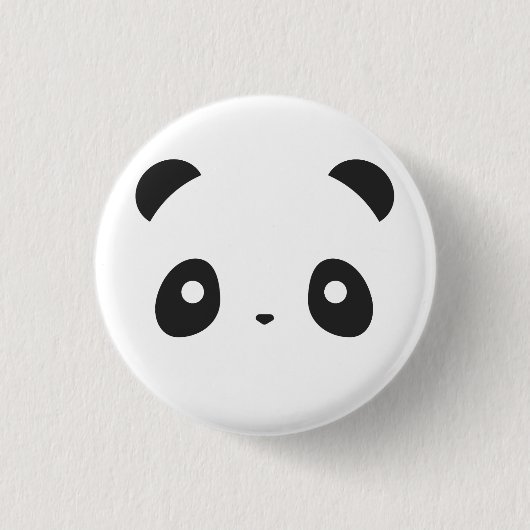 Panda-Knopf Button (Vorderseite)