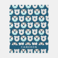 Panda Koala Kawaii Donuts Personalisierter Name