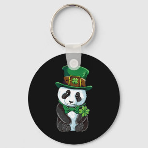 Panda Kobold Hut St. Patrick's Day Jungen Mädchen Schlüsselanhänger