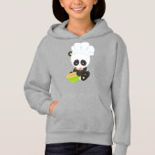 Panda kochen, Panda backen, Niedlich Panda, Bowl Hoodie (Vorderseite)