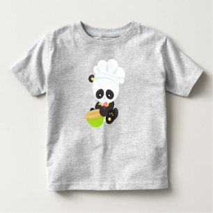 Panda kochen, Panda backen, Niedlich Panda, Bowl Kleinkind T-shirt