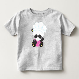Panda kochen, Panda backen, Niedlich Panda, Whisky Kleinkind T-shirt