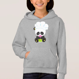 Panda kochen, Panda backen, Panda mit Donut Hoodie