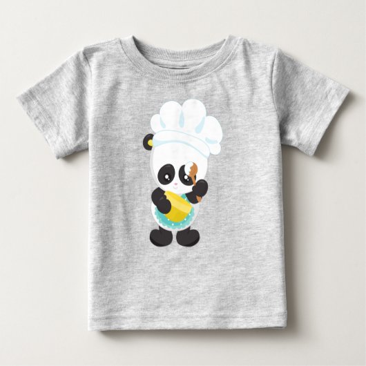 Panda kochen, Panda backen, Schürze, Whisky Bowl Baby T-shirt (Vorderseite)
