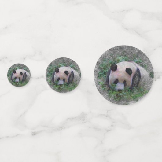 Panda Konfetti (Rückseiten)