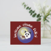 Panda-Kontaktkarte Postkarte (Stehend Vorderseite)