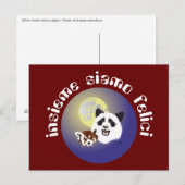Panda-Kontaktkarte Postkarte (Vorne/Hinten)