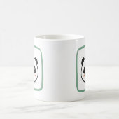 Panda-Kopf minimalist grafisches Symbol Kaffeetasse (Mittel)