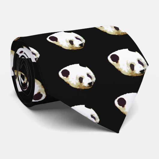 Panda Krawatte (Gerollt)