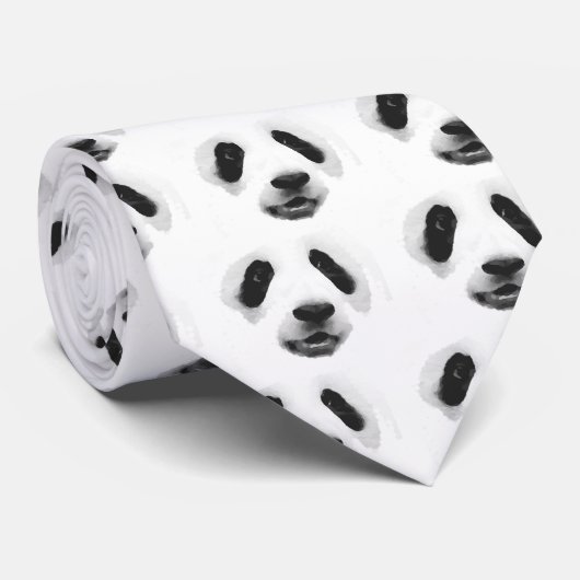Panda Krawatte (Gerollt)