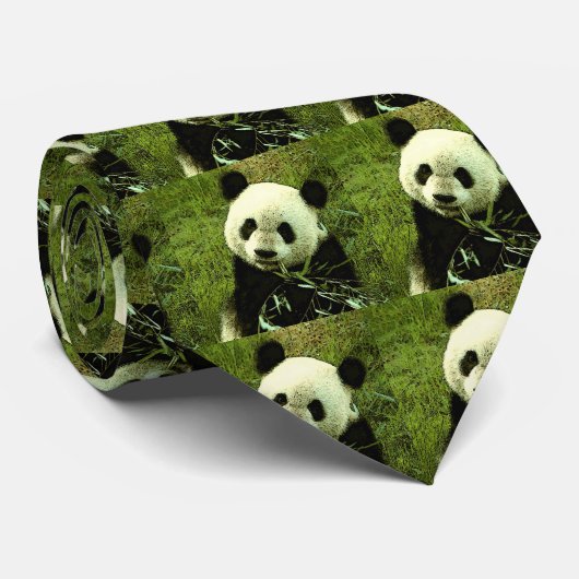 Panda Krawatte (Gerollt)