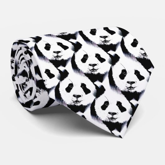 Panda Krawatte (Gerollt)
