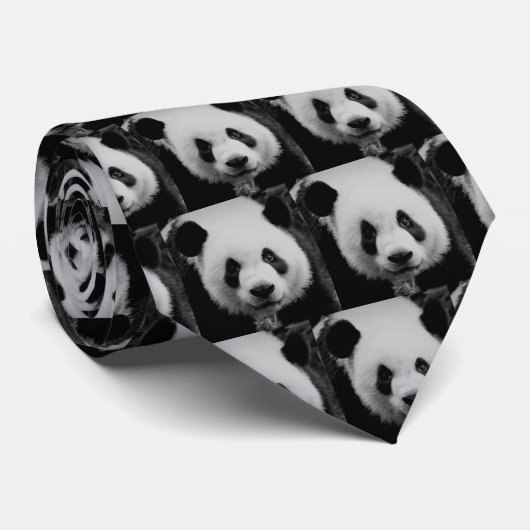 Panda Krawatte (Gerollt)