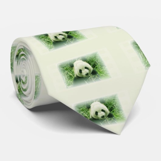 Panda Krawatte (Gerollt)