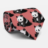 Panda-Krawatte Krawatte (Gerollt)