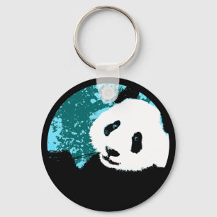 Panda. Kreis. Schlüsselanhänger
