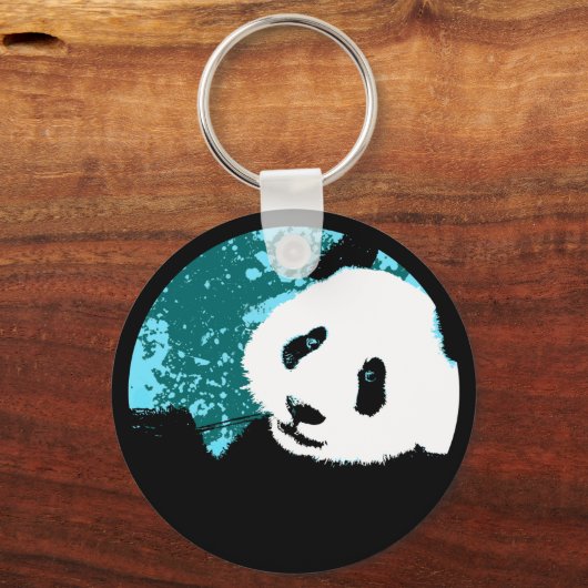 Panda. Kreis. Schlüsselanhänger (Vorderseite)