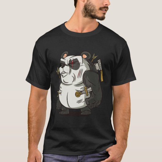 Panda-Krieger T-Shirt (Vorderseite)