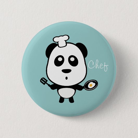 Panda-Küchenchef-Taste Button (Vorderseite)