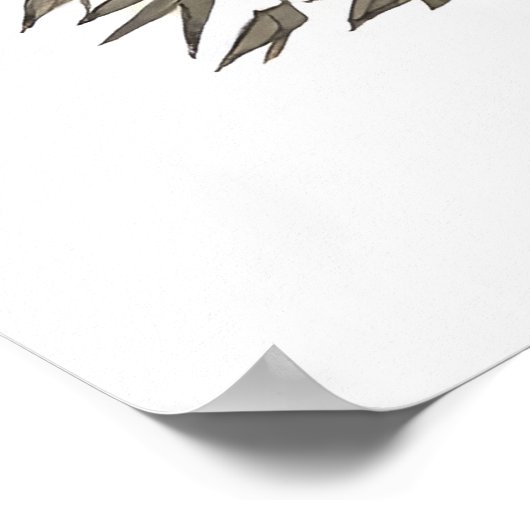 Panda - Kunstdruckausgabe Poster (Ecke)