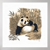 Panda - Kunstdruckausgabe Poster (Vorne)