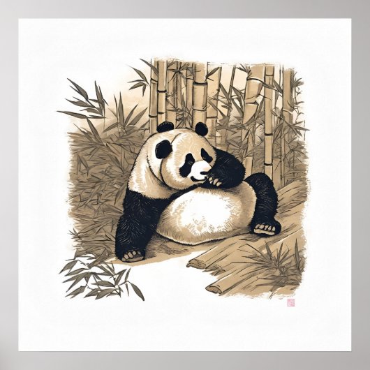 Panda - Kunstdruckausgabe Poster (Vorne)