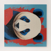 Panda-Kunstwerk Puzzle (Horizontal)