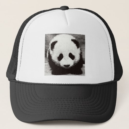 Panda-Kunstwerk Truckerkappe (Vorderseite)