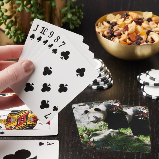 Panda-Lächeln-Spielkarten Spielkarten (In Situ)