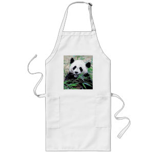 Panda Lange Schürze