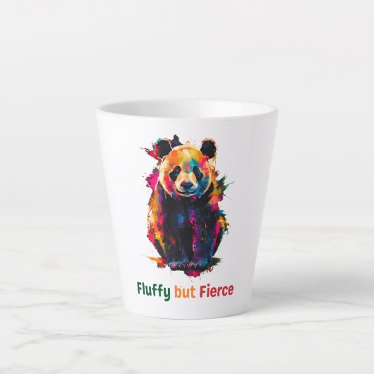 Panda Latte Tasse (Vorderseite)