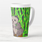 Panda - Latte Tasse (Rechte Ecke)