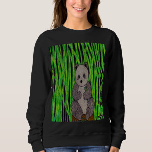 Panda (lebendig) - Damen-Sweatshirt Sweatshirt