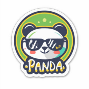 Panda leckere Sticker Designs warten auf Sie