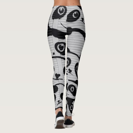 Panda Leggings (Rückseite)