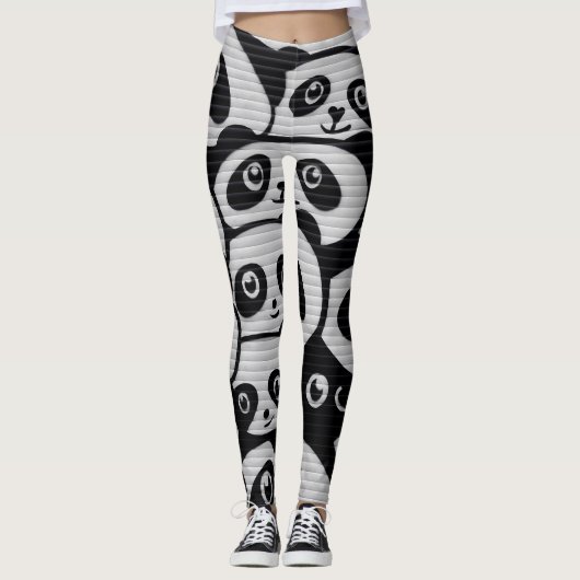 Panda Leggings (Vorderseite)