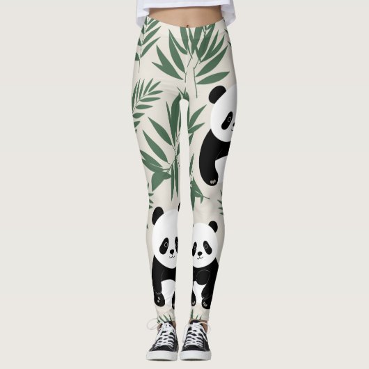 Panda Leggings (Vorderseite)