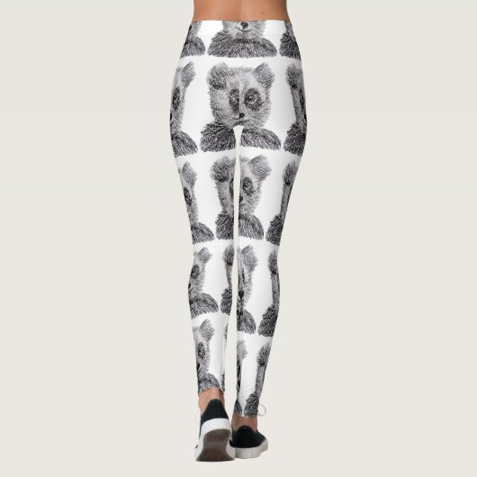 Panda Leggings, M Leggings (Rückseite)
